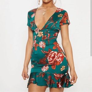 PLT lace up back dress